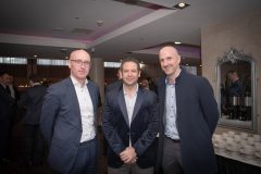No repro fee: Limerick Chamber and AIB welcome Michael Lohan, IDA for our January Luncheon in the Strand Hotel on the 30th. From left to right: Stephen Keogh- MHP Sellors LLP, Pat Fitzgerald- Grid Finance, Cian McInerney- AIB.