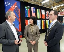 Pictured at the LIT run Irish Innovation Showcase hosted by Dell Ireland at its Limerick Campus were: Padraig Healy, Dell; Dr Maria Hinfelaar, President, Limerick Institute of Technology and Gordon Kearney, President, Limerick Chamber. Picture: Kieran Clancy ©