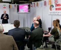 Paul Caplis, Head of Investment, British Embassy, speaking at the Embassy Speakers Corner Workshop organised by Limerick Chamber. - Picture: Kieran Clancy ©