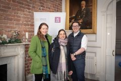 no repro fee  - limerick chamber members mingle networking event held in the chamber boardroom on 18-01-2024 - from left to right: Martha Timlin - Control Shift, Veronica Breen -Protectorate Solutions, Michael MacCurtain - Limerick Chamber Skillnet.