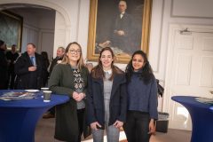 no repro fee  - limerick chamber members mingle networking event held in the chamber boardroom on 18-01-2024 - from left to right: Megan Daly Tyrell - RDI Hub,  Veronica Breen -Protectorate Solutions, Video Nagaraju - Motion Group.