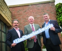 from left to right: Colm O\'Brien Carambola Ltd, Samuel Shine SAMCO, Pat O\'Sullivan - Masterchef