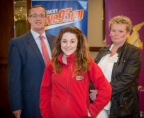 from left to right: Robert Power - Limerick Leader, Nicola Quin - Limerick Live 95 fm, Caroline Ronan - Vero Restaurant