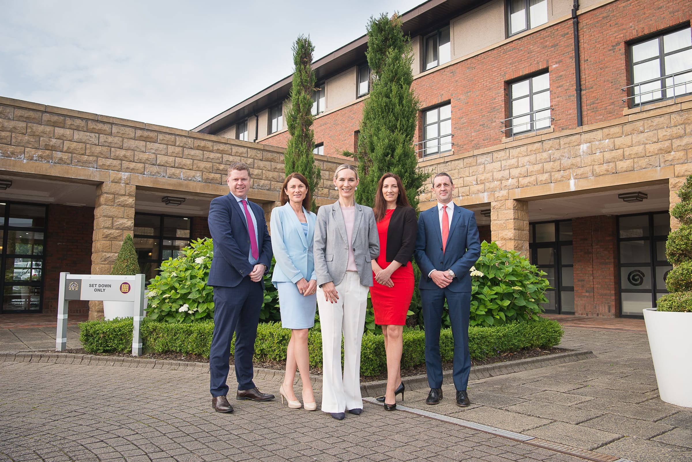 From Left to Right:  Launch of Limerick Chamber President Awards held in the Castletroy Park Hotel on 25th June 2019: Eoin Ryan - Limerick Chamber President / HLBMGR, Mary Considine - Acting CEO Shannon Group, Deirdre Ryan - CEO Limerick Chamber, Gillian Barry -  LIT, Kieran Considine, - AIB
Photo by Morning Star Photography