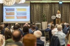 02/10/2024
Mairead Connolly, PwC  pictured at a PWC_ Limerick Chamber Budget Breakfast which took place at the Castletroy Park Hotel, Limerick.
Pic: Don Moloney