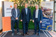 02/10/2024
Ger Dollard, Remi Dillon, Martinstown Stud and Tadhg Murphy, AIB pictured at a PWC_ Limerick Chamber Budget Breakfast which took place at the Castletroy Park Hotel, Limerick.
Pic: Don Moloney