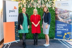 02/10/2024
Ursula MacKenzie, Employability, Siobhan Ryan, CPL and Lisa Kileen, HOMS pictured at a PWC_ Limerick Chamber Budget Breakfast which took place at the Castletroy Park Hotel, Limerick.
Pic: Don Moloney