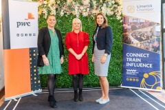 02/10/2024
Ursula MacKenzie, Employability, Siobhan Ryan, CPL and Lisa Kileen, HOMS pictured at a PWC_ Limerick Chamber Budget Breakfast which took place at the Castletroy Park Hotel, Limerick.
Pic: Don Moloney