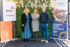 02/10/2024
Jen Ward, Sylvia Markova and Adrian Carmody, Optima Training pictured at a PWC_ Limerick Chamber Budget Breakfast which took place at the Castletroy Park Hotel, Limerick.
Pic: Don Moloney