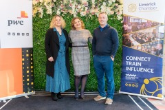 02/10/2024
Jen Ward, Sylvia Markova and Adrian Carmody, Optima Training pictured at a PWC_ Limerick Chamber Budget Breakfast which took place at the Castletroy Park Hotel, Limerick.
Pic: Don Moloney