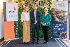 02/10/2024
Mairead Connolly, PwC, Professor Eoin Reeves- University of Limerick and Marina Gallagher-PWC pictured at a PWC_ Limerick Chamber Budget Breakfast which took place at the Castletroy Park Hotel, Limerick.
Pic: Don Moloney