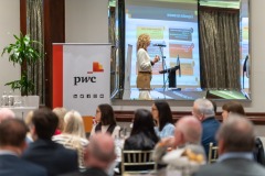 02/10/2024
Mairead Connolly, PwC  pictured at a PWC_ Limerick Chamber Budget Breakfast which took place at the Castletroy Park Hotel, Limerick.
Pic: Don Moloney