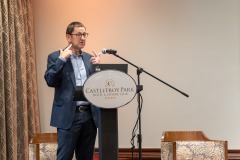 02/10/2024Professor Eoin Reeves- University of Limerick pictured at a PWC_ Limerick Chamber Budget Breakfast which took place at the Castletroy Park Hotel, Limerick.Pic: Don Moloney