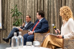 02/10/2024Sean Golden, Limerick Chamber, Professor Eoin Reeves- University of Limerick and Mairead Connolly, PwC pictured at a PWC_ Limerick Chamber Budget Breakfast which took place at the Castletroy Park Hotel, Limerick.Pic: Don Moloney