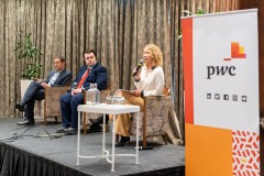 02/10/2024Sean Golden, Limerick Chamber, Professor Eoin Reeves- University of Limerick and Mairead Connolly, PwC pictured at a PWC_ Limerick Chamber Budget Breakfast which took place at the Castletroy Park Hotel, Limerick.Pic: Don Moloney