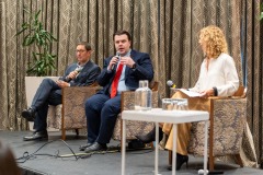 02/10/2024Sean Golden, Limerick Chamber, Professor Eoin Reeves- University of Limerick and Mairead Connolly, PwC pictured at a PWC_ Limerick Chamber Budget Breakfast which took place at the Castletroy Park Hotel, Limerick.Pic: Don Moloney