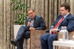 02/10/2024Sean Golden, Limerick Chamber and Professor Eoin Reeves- University of Limerick PwC pictured at a PWC_ Limerick Chamber Budget Breakfast which took place at the Castletroy Park Hotel, Limerick.Pic: Don Moloney