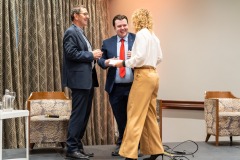 02/10/2024Sean Golden, Limerick Chamber, Professor Eoin Reeves- University of Limerick and Mairead Connolly, PwC pictured at a PWC_ Limerick Chamber Budget Breakfast which took place at the Castletroy Park Hotel, Limerick.Pic: Don Moloney