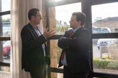 02/10/2024Sean Golden, Limerick Chamber and Professor Eoin Reeves- University of Limerick PwC pictured at a PWC_ Limerick Chamber Budget Breakfast which took place at the Castletroy Park Hotel, Limerick.Pic: Don Moloney