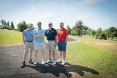 no repro fee: 2025 LIMERICK CHAMBER GOLF CLASSIC which took place on the 22nd May in Limerick Golf Club, Ballysheedy, sponsored by Flynn/ Construction Managers and Contractors. From Left to Right: Liam O’Reilly, Brendan Vaughan, John Field, Alan Owens representing University of Limerick.