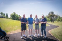 no repro fee: 2025 LIMERICK CHAMBER GOLF CLASSIC which took place on the 22nd May in Limerick Golf Club, Ballysheedy, sponsored by Flynn/ Construction Managers and Contractors. From Left to Right: Michael O’Connor, Neil Carroll, Kieran O’Connor, Paul Hammond representing BOI.