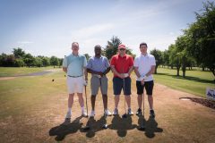 no repro fee: 2025 LIMERICK CHAMBER GOLF CLASSIC which took place on the 22nd May in Limerick Golf Club, Ballysheedy, sponsored by Flynn/ Construction Managers and Contractors. From Left to Right: Andy Hall, Abraham Abdulwahid, Ian Gardenier, Joseph Dougan,  representing Northern Trust.
