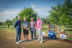 no repro fee: 2025 LIMERICK CHAMBER GOLF CLASSIC which took place on the 22nd May in Limerick Golf Club, Ballysheedy, sponsored by Flynn/ Construction Managers and Contractors. From Left to Right: Bob Dunne, Aubyn Thompson, David Smith, Neill McNicholas representing Flynn / Construction Managers and Contractors
