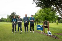 no repro fee: Limerick Chamber Inaugural Golf Classic which was sponsored by Mr Binman and held in the Limerick Golf Course on 11th May.  From left to right: David Duhig, Paul Ryan, Tom Walsh, Alan Hehir