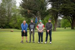 no repro fee: Limerick Chamber Inaugural Golf Classic which was sponsored by Mr Binman and held in the Limerick Golf Course on 11th May.  From left to right: Alan O’Donnell, Conor Hartigan, Donn O’Sullivan, Scott Ross representing Limerick Chamber Skillnet.