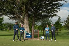 no repro fee: Limerick Chamber Inaugural Golf Classic which was sponsored by Mr Binman and held in the Limerick Golf Course on 11th May.  From left to right: Darach Ronan, Desmond O’Sullivan, Eanna Brennan, Noel Gavin representing EY.