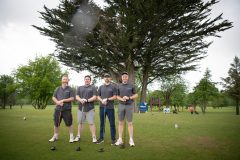 no repro fee: Limerick Chamber Inaugural Golf Classic which was sponsored by Mr Binman and held in the Limerick Golf Course on 11th May.  From left to right: John O’Donovan, Emmet O’Brien, Paul Cullen , Mark Gilsenan representing Viotas