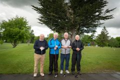 no repro fee: Limerick Chamber Inaugural Golf Classic which was sponsored by Mr Binman and held in the Limerick Golf Course on 11th May.  From left to right: Brendan O’Connor, Paddy Ivess, Tom McElligott, John O’Gorman representing Foynes Engineering.