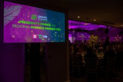 Limerick Chamber President's Dinner and Regional Business Awards 2023-11-17 in The STRAND Hotel/ Photo Olena Oleksienko
