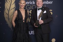 From left to Right: Dee Ryan - CEO Limerick Chamber, John Shaw -Carelon  / Award Winner