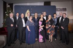 From left to right: Mike Fitspatrick, Keith Barry, Frank Houghton, Larry O’Donohue, Mielinda Gushwa, Gillian Barry, Maura Clancy, Michael Tobin, Mary Egan, Maria Kyne, John O’Shaughnesy, James Collins all from TUS / Sponsor of the Best Overall Business of the Year Award. .