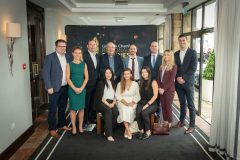 no repro fee: : Limerick Chamber Regional Awards 2023 Business Breakfastwhich was held in The Castletroy Hotel on the 23rd June. From left to right: Front Row:  Mike Keane, Vanda Barsic, Jacque Chan, Leanne Storan , Catherine Lavin, Elaine Greaney, Noel Gavin.   Back Row: Mark Hegarty, Andy Cleary, James Hayes and Michael Hayes all from EY.