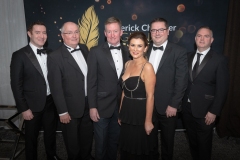 FROM LEFT TO RIGHT: Eanna Brennan, Andy Clery, Paul Deary, Leanne Storan, Michael Keane, Michael Johnson all from EY,