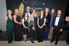 from left to right: Professer Ann Ledwith, Grainne Reilly, Sinead Burke, Martin Hayes, Kristen May - President, Norma Bargary,  Rachel Msetfi, Helen Browne and Liam O’Reilly all from University of Limerick.