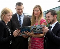 Limerick Chamber 21-8-13 ILIM Sarah Ryan, Solicitor, Holmes, O\'Malley/Sexton, John Paul Breheny,Peninsula Business Services and Maura McMahon, Limerick Chamber and Martin Ryan, Ulster Bank at the Lunch Meeting at the Clarion Hotel.Picture Brendan Gleeson