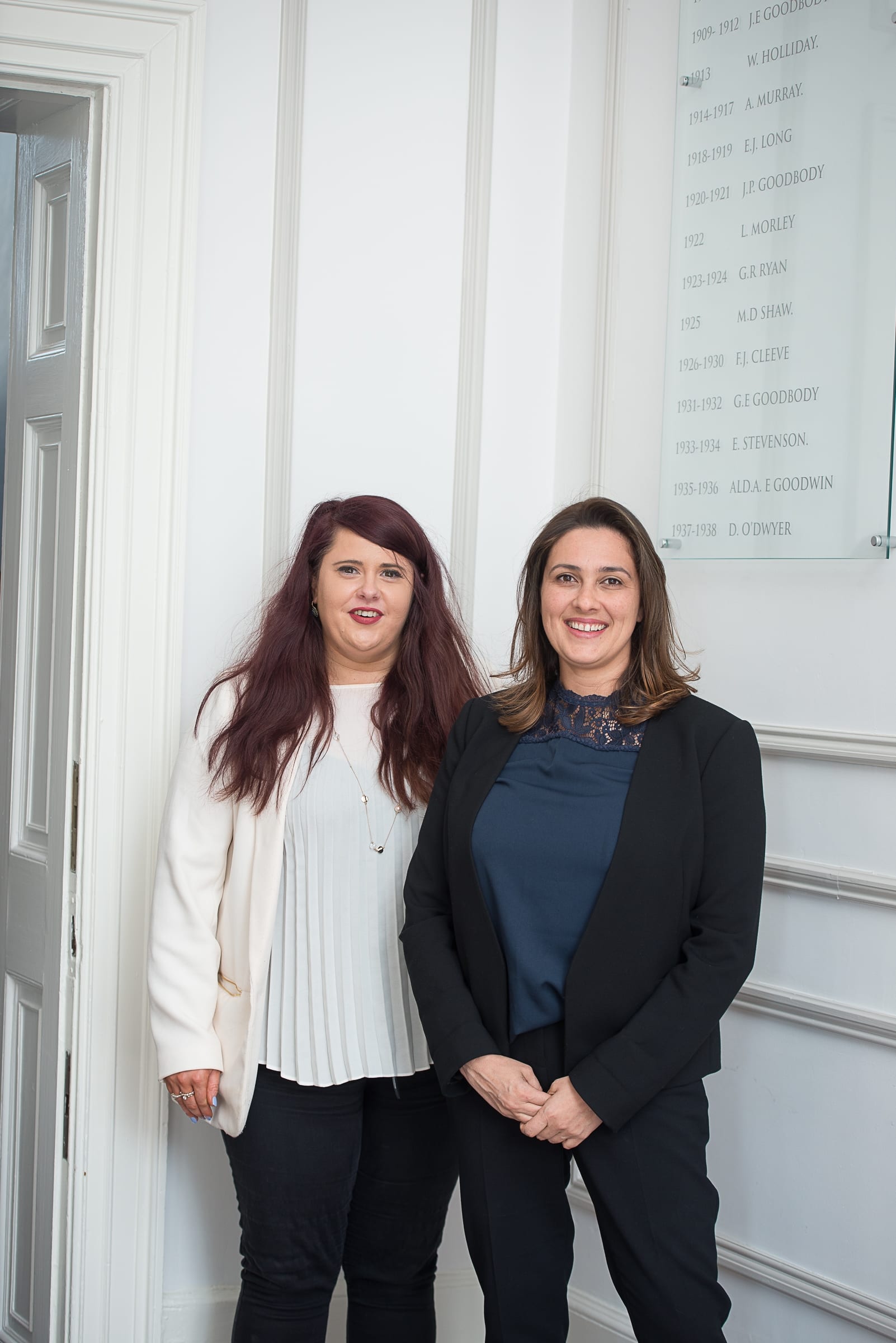From Left to Right:  Lunchtime networking with Donal Fitzgibbon which took place in the chamber offices on 14th May:Caoimhe Moloney - Limerick Chamber,  Adgi Moran - Expertivity Technologies. 
Photo by morning star photography