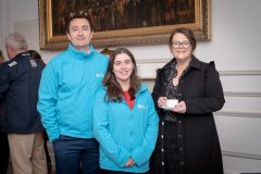 No repro fee-Limerick Chamber Members Mingle which was held in The Limerick Chamber boardroom on Tuesday 17th October 2023  - From Left to Right: Ian Hackett and Rosheen Culhane both from Mental Health Limerick, Noelle Foley Coughlan - Career Decision Ireland. Photo credit Shauna Kennedy