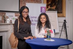 No repro fee-Limerick Chamber Members Mingle which was held in The Limerick Chamber boardroom on Tuesday 17th October 2023  - From Left to Right: Joy Olisa - EY, Vidya Nagarajo - Emotion Group.  Photo credit Shauna Kennedy