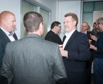 Networking at the Member\'s Evening on 18 September