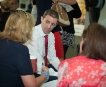 Networking at the Member\'s Evening on 18 September