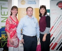 from left to right: Siobhan Farrell, Masrtin Bourke - Bay Enterprises, Suzanne O\'Callaghan - Bay Enterprises