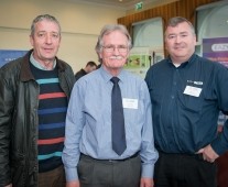 from left to right: Declan Walsh - Text On, Tony Carey - Copytype, Aidan Grace - Copytype