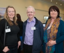 from left to right: Hannah Avnop - Ballymorris Pottery, Jim McNulty - PC Pal, Helen McQuillan - Employability Clare