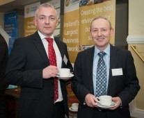 from left to right: John Cleary - EBS, John Grehan - Permanent TSB