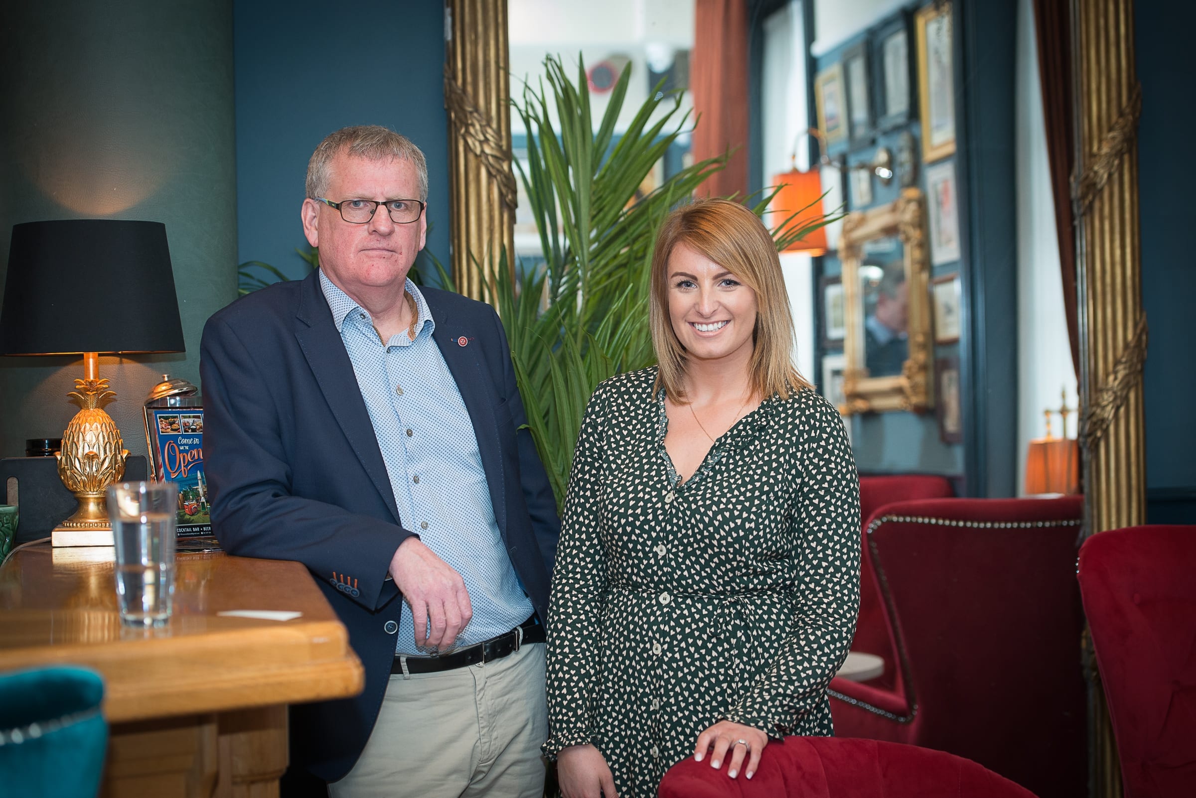 No repro fee: Networking with a Difference held in 101 O’Connell Street. Facilitated by Stephen Pitcher.  23-05-2019, From Left to Right: Stephen Pitcher- Facilitator / Stephen Pitcher.ie, Michelle O’Connor - Employability Limerick
Photo credit Shauna Kennedy