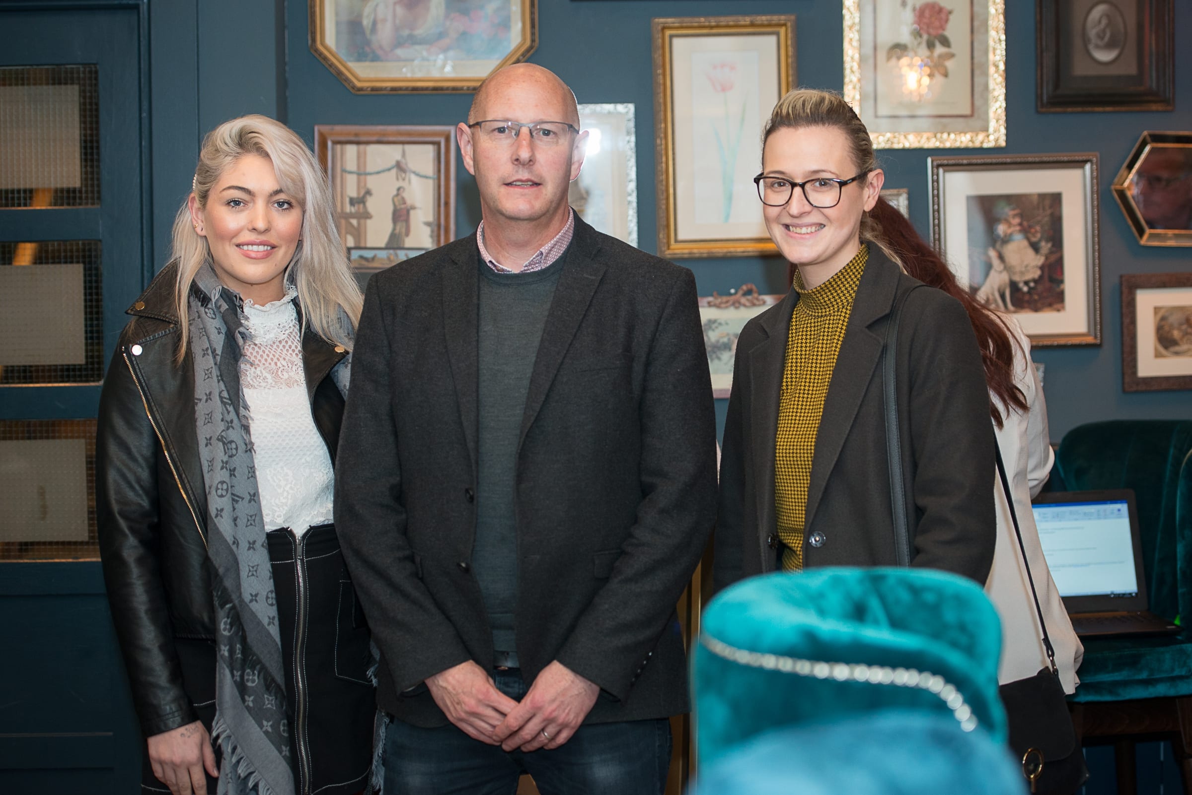 No repro fee: Networking with a Difference held in 101 O’Connell Street. Facilitated by Stephen Pitcher.  23-05-2019, From Left to Right: Derval Mulcahy - Adecco, Michael O’Connor - Praxis Architecture, Rebecca Power- Adecco
Photo credit Shauna Kennedy